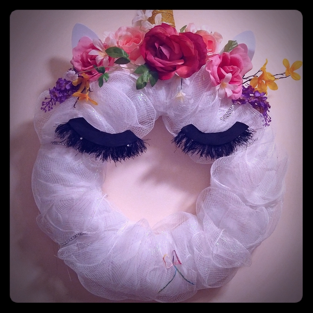 Custom Wreath Unicorn